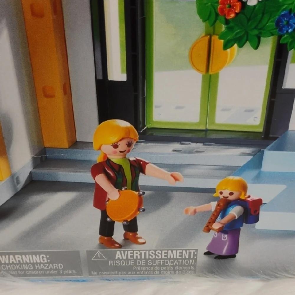 #203)Playmobil 5923 491pcs City School Building Blocks Set Vintage Creative Play